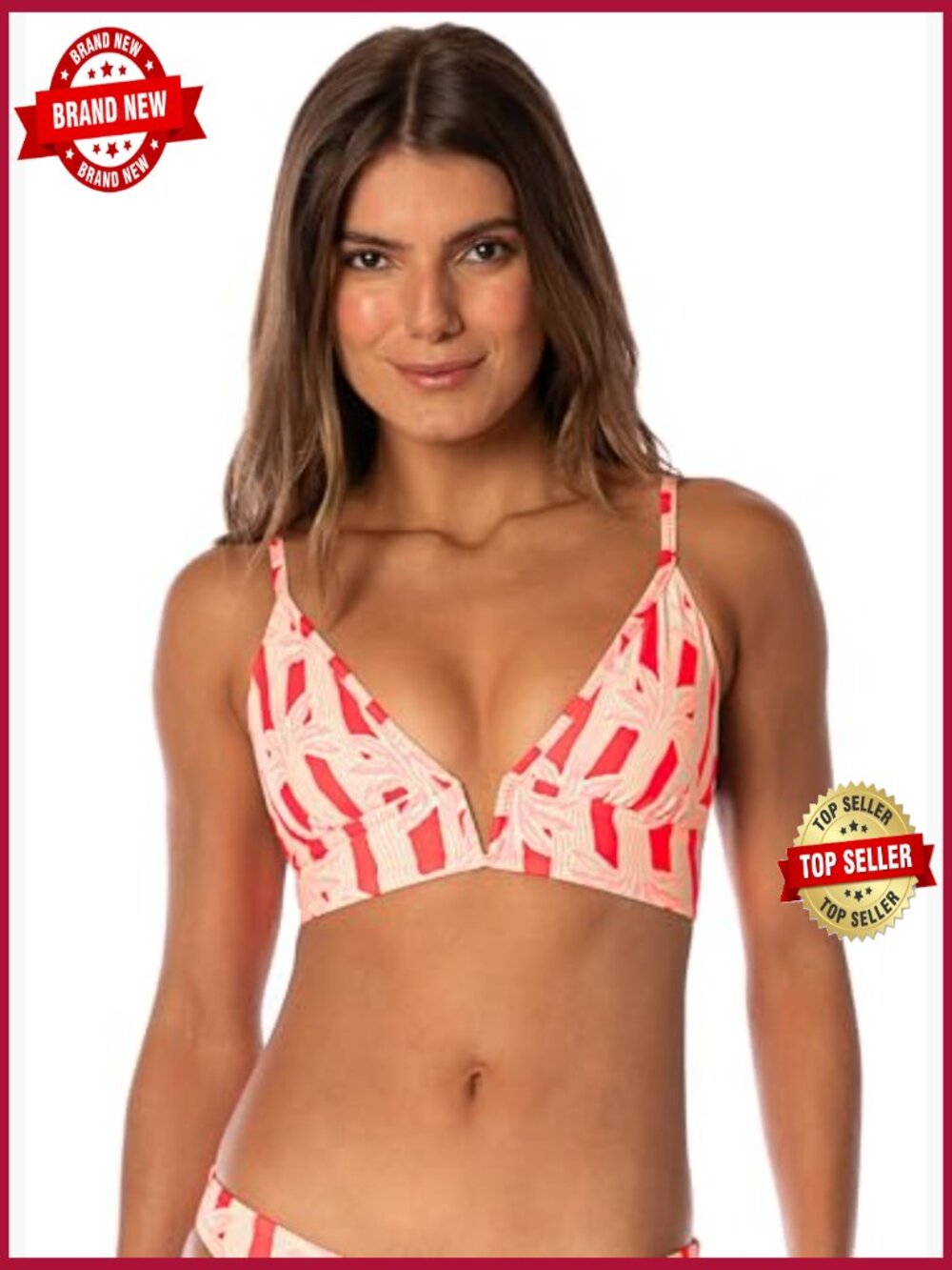 Reversible Bikini Top with Adjustable Straps - Picture 3 of 7